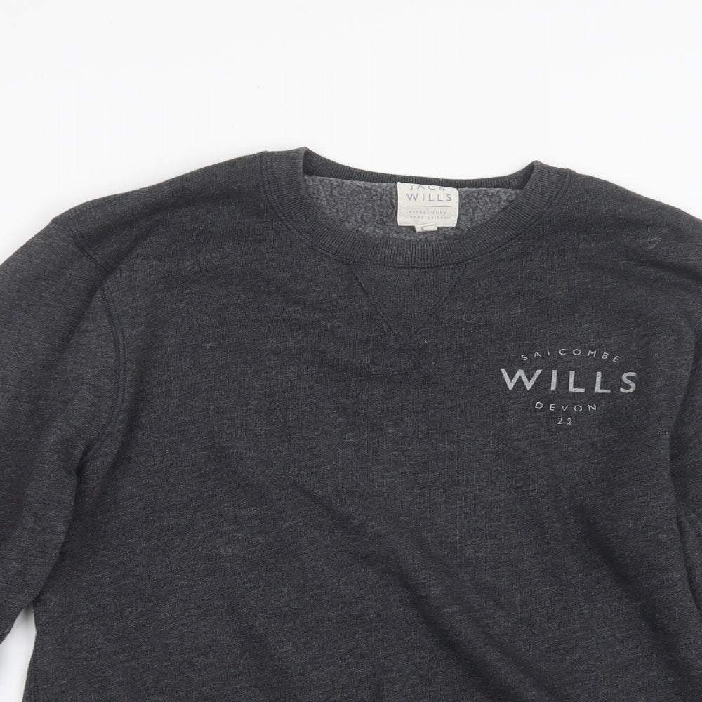 Jack Wills Mens Grey   Pullover Jumper Size XS