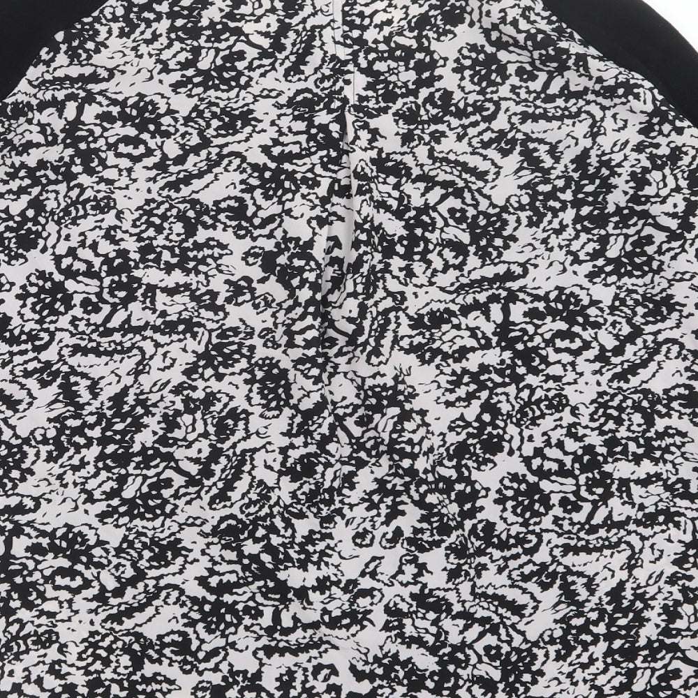 Oasis Womens Black Basic T-Shirt Size S