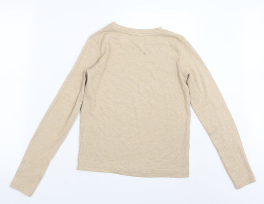 FB Sister Womens Beige Pullover Jumper Size XS
