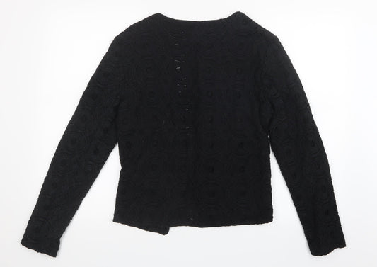 One Two Womens Black Jacket Size 14