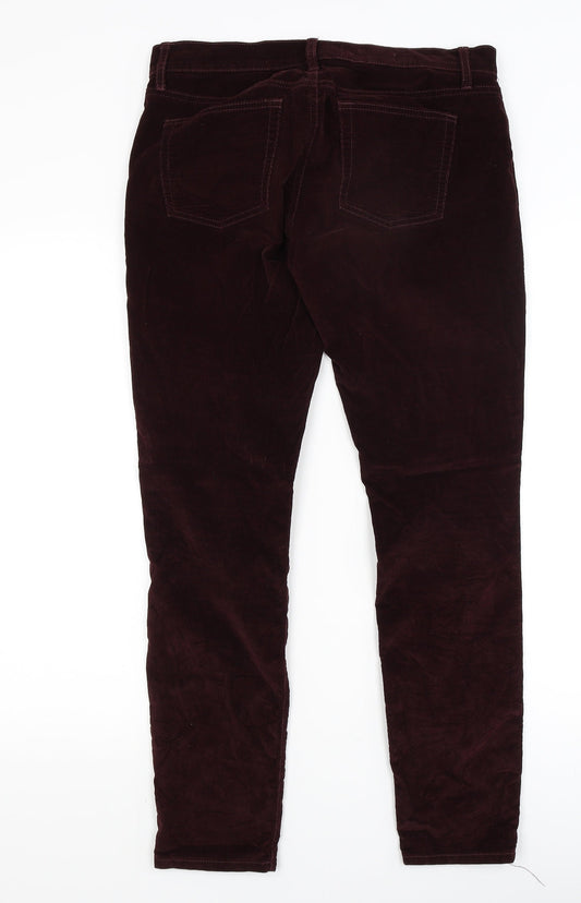 Gap Womens Red Jegging Trousers Size 12 L28 in