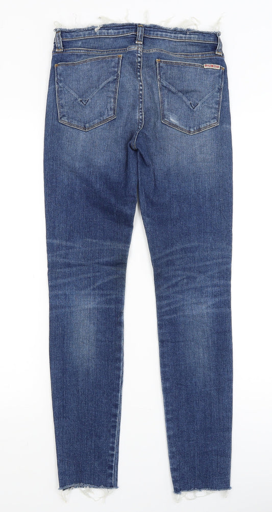 Hudson Womens Blue Skinny Jeans Size 6 L27 in