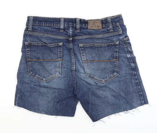 Blue Harbour Mens Blue Bermuda Shorts Size 32 in