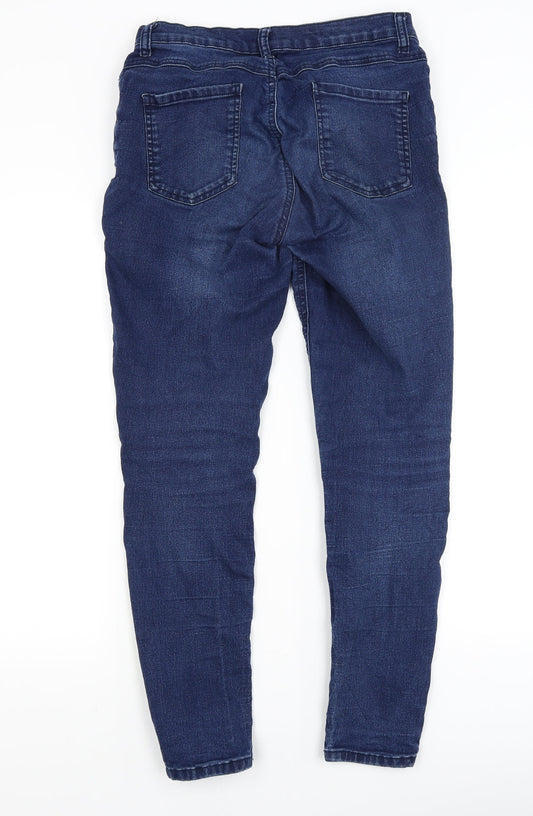 Blooming Marvellous Womens Blue Skinny Jeans Size 12 L27 in