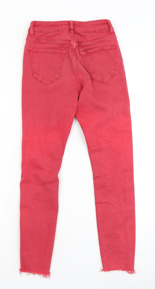 915 Generation Girls Red Skinny Jeans Size 10 Years