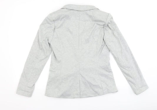Amisu Womens Grey Jacket Blazer Size 10