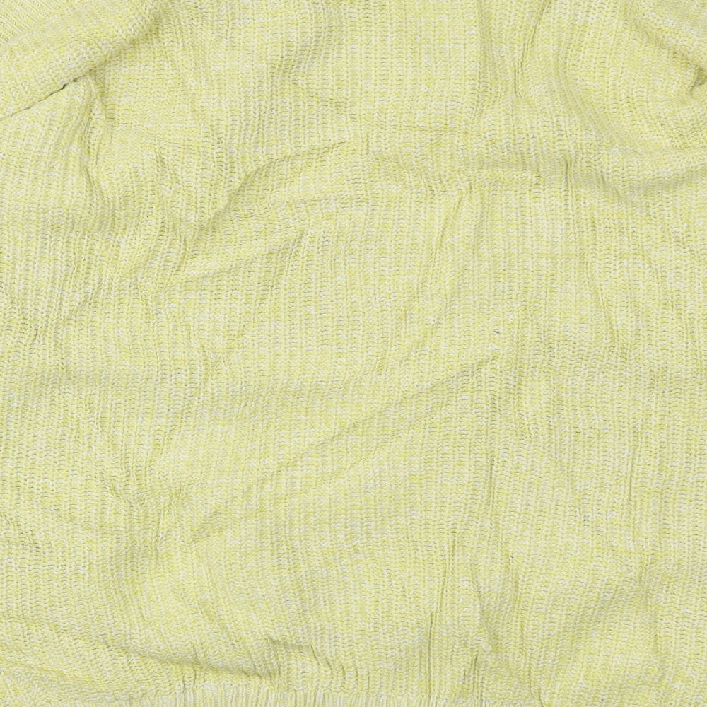 M&S Womens Yellow Pullover Jumper Size M