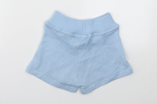 Preworn Girls Blue Cut-Off Shorts Size S
