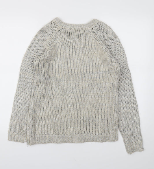 GLASSONS Womens Grey Pullover Jumper Size L