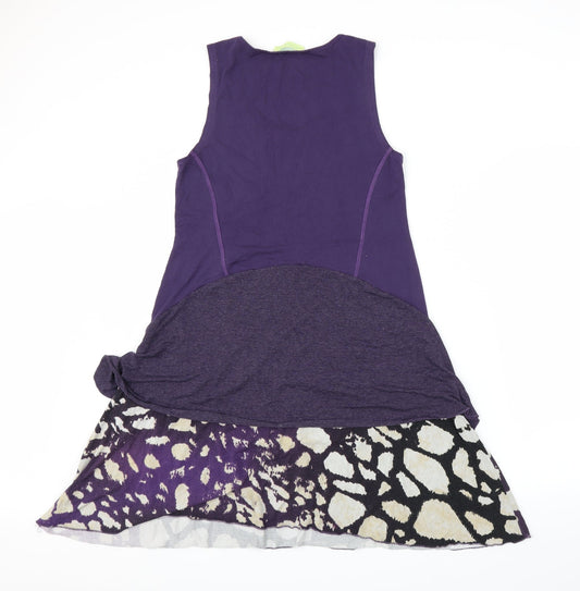 Mongul Womens Purple A-Line Size M