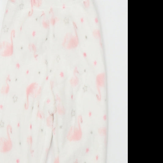 Matalan Girls White Sweatpants Trousers Size 12 Months