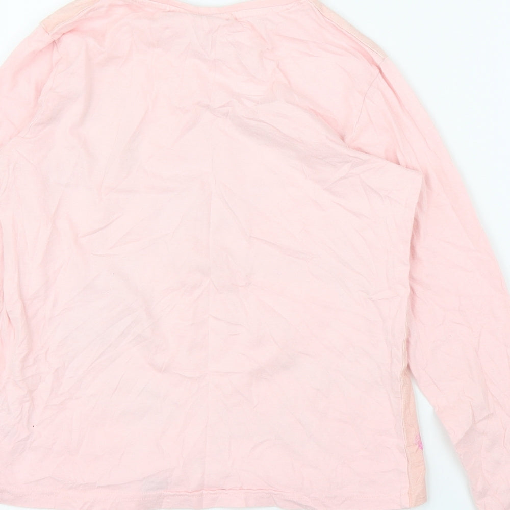 Young Dimension Girls Pink Basic T-Shirt Size 10 Years - Tinkerbell