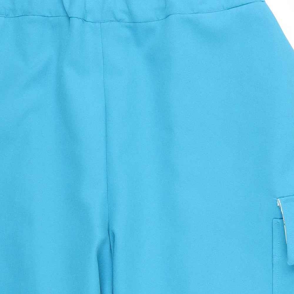 Polkadot Womens Blue   Bermuda Shorts Size 38