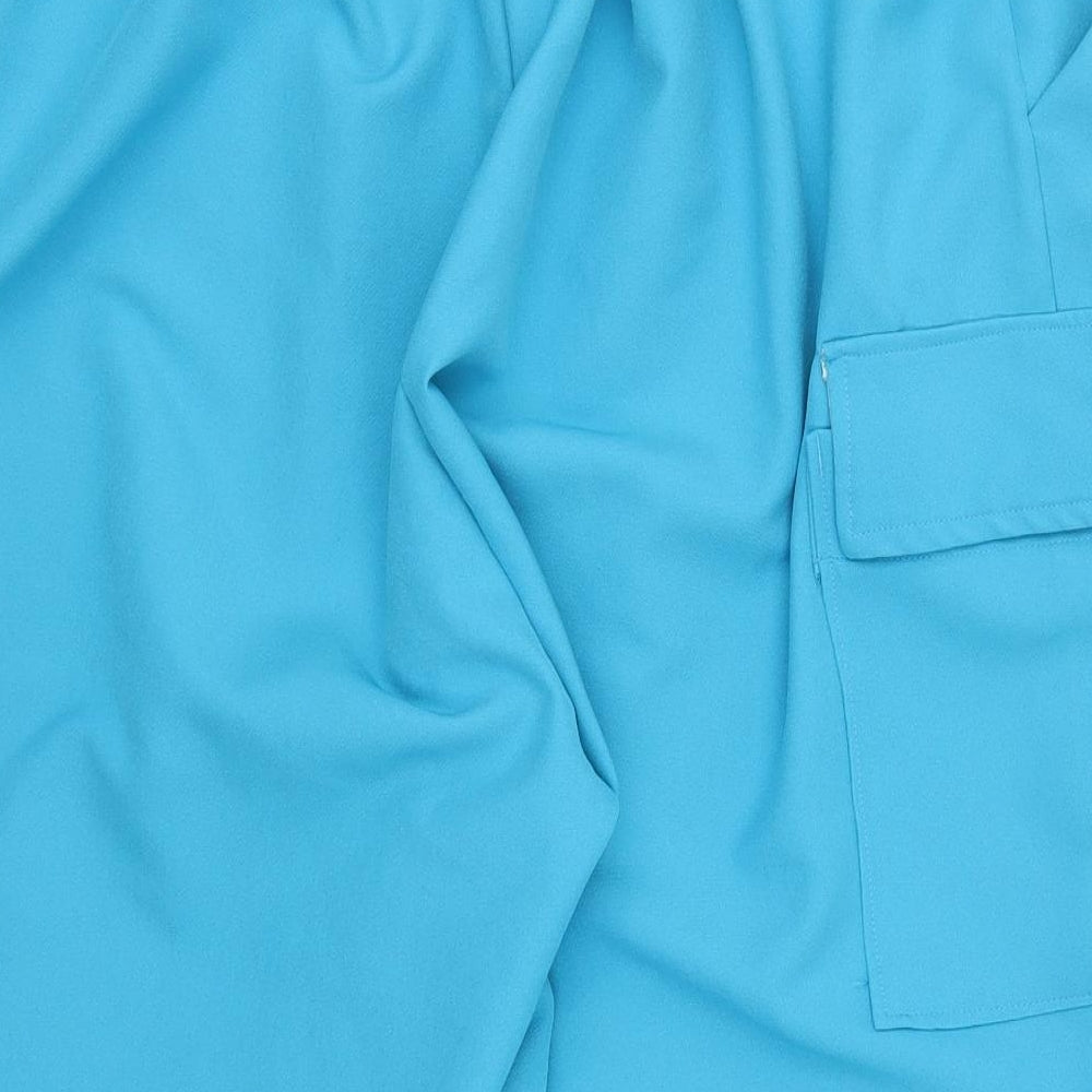 Polkadot Womens Blue   Bermuda Shorts Size 38