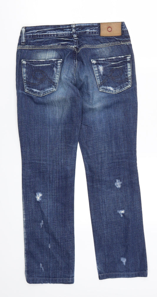 Ross Disera Womens Blue Denim Skinny Jeans Size 28 in L28 in