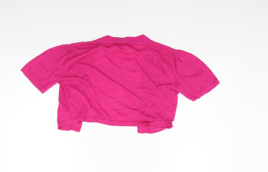 Red Herring Womens Pink Cardigan Jumper Size 10