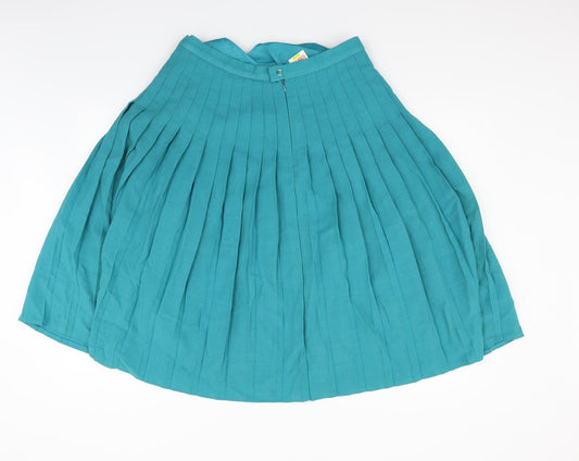 ast michaels Womens Green Flare Skirt Size 32