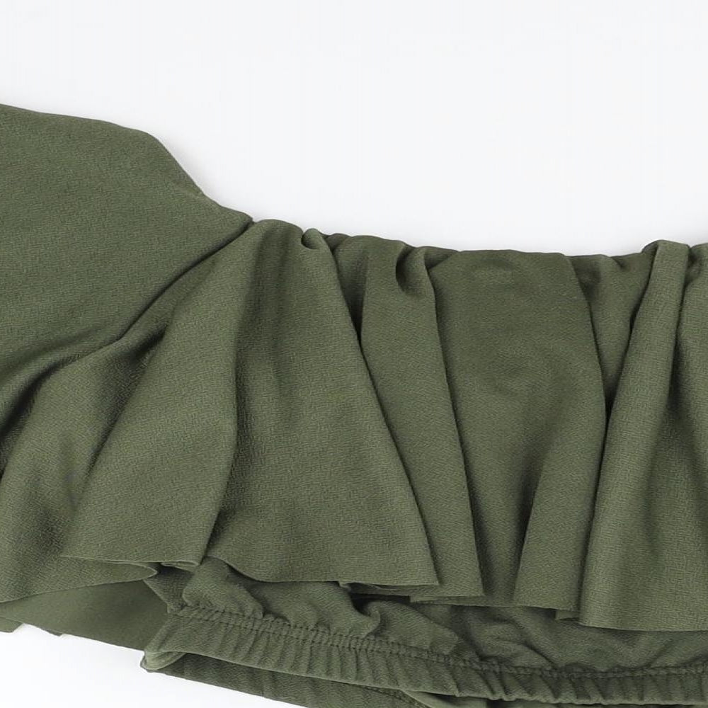 CAMERO ROSE Womens Green Basic Blouse Size 12