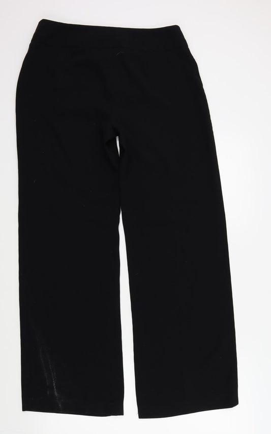 Prinsiples Womens Black Trousers Size 12 L30 in