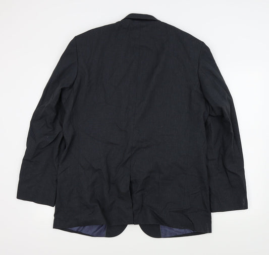 T&W Mens Grey Jacket Blazer Size 44