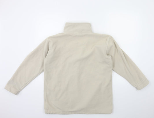 hot chilli Womens Beige Fleece Jacket Size S