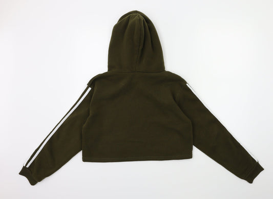 Preworn Womens Green Pullover Hoodie Size M