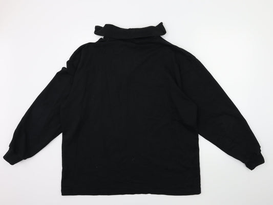 Rodeo Mens Black Polo Size XL