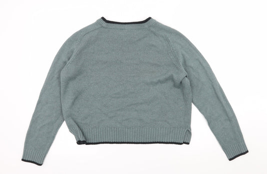 Divided by H&M Womens Blue Knit Pullover Jumper Size S