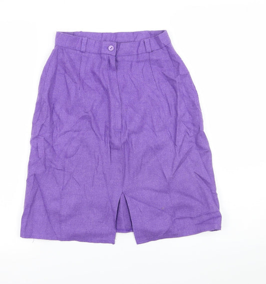 C&A Girls Purple A-Line Skirt Size 14 Years
