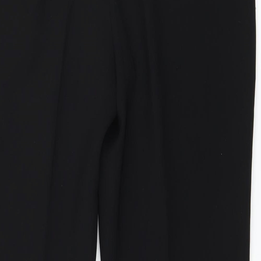 Marks and Spencer Womens Black Trousers Size 12 L29 in