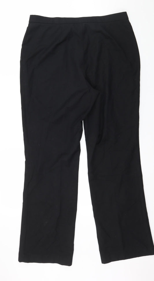 Finnkarelia Womens Black Trousers Size 34 in L30 in