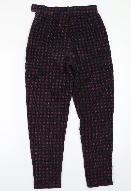 Benollon Womens Black Trousers Size 8 L27 in