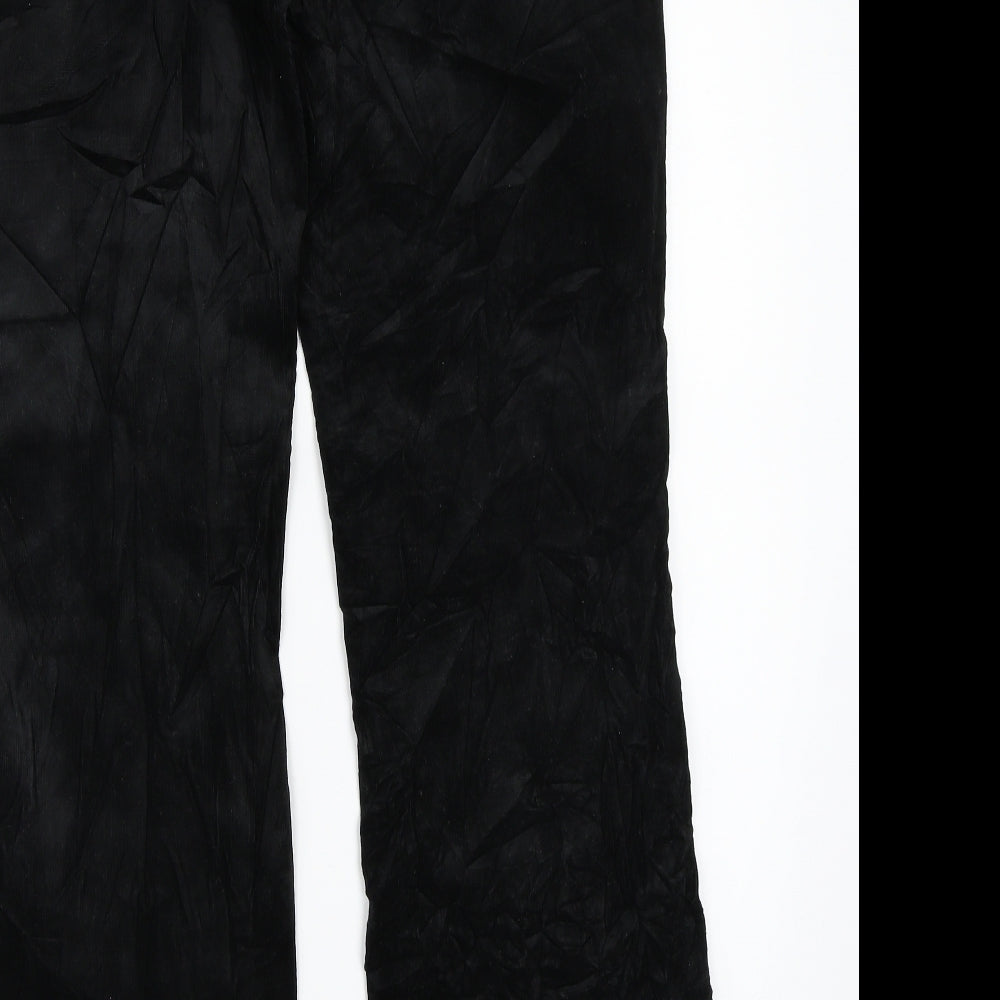 NEXT Womens Black Trousers Size 14 L30.5 in