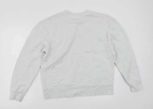 Topman Womens White Pullover Jumper Size XS