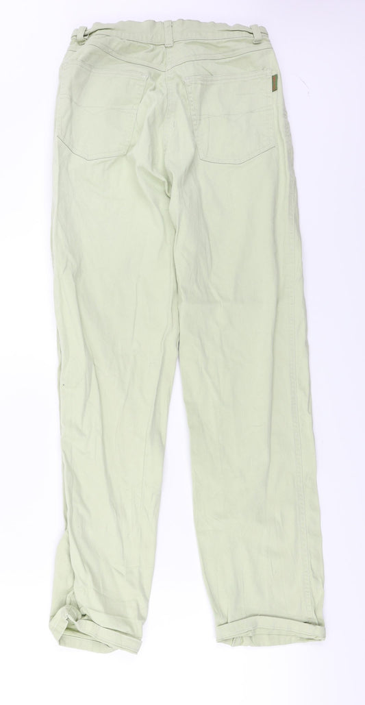 Marmalade Womens Green Straight Jeans Size 8 L27 in