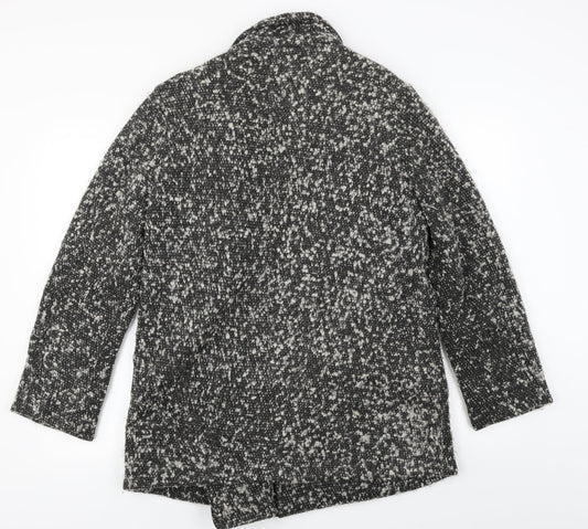 Indigo Womens Grey Jacket Coat Size 12 - lining slightly torn