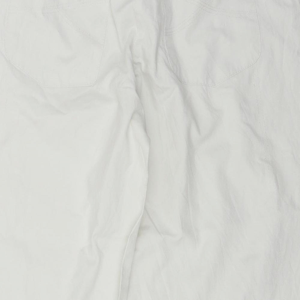 Kello Womens White Trousers Size 28 in L21 in