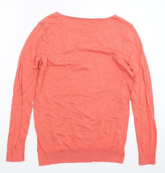 Peacocks Womens Pink Knit Pullover Jumper Size 12