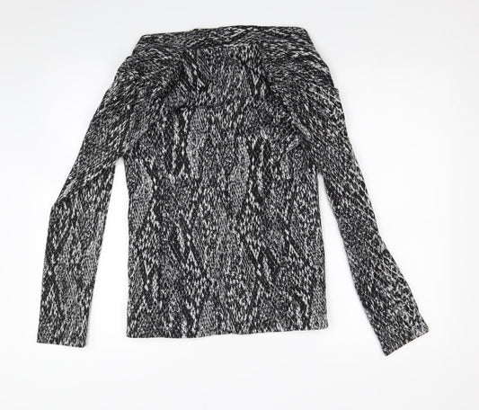 NEXT Womens Black Cardigan Jumper Size 8