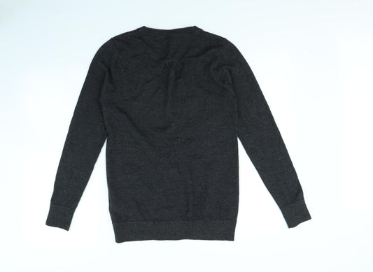 m&s Girls Grey Jacket Size 13 Years