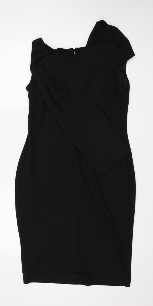 Godess Womens Black A-Line Size 14