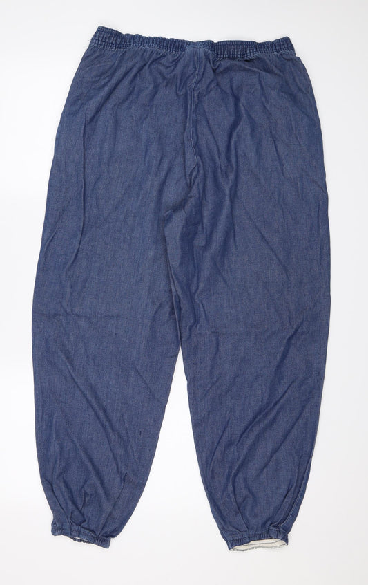 Confetti Womens Blue Trousers Size L L23 in