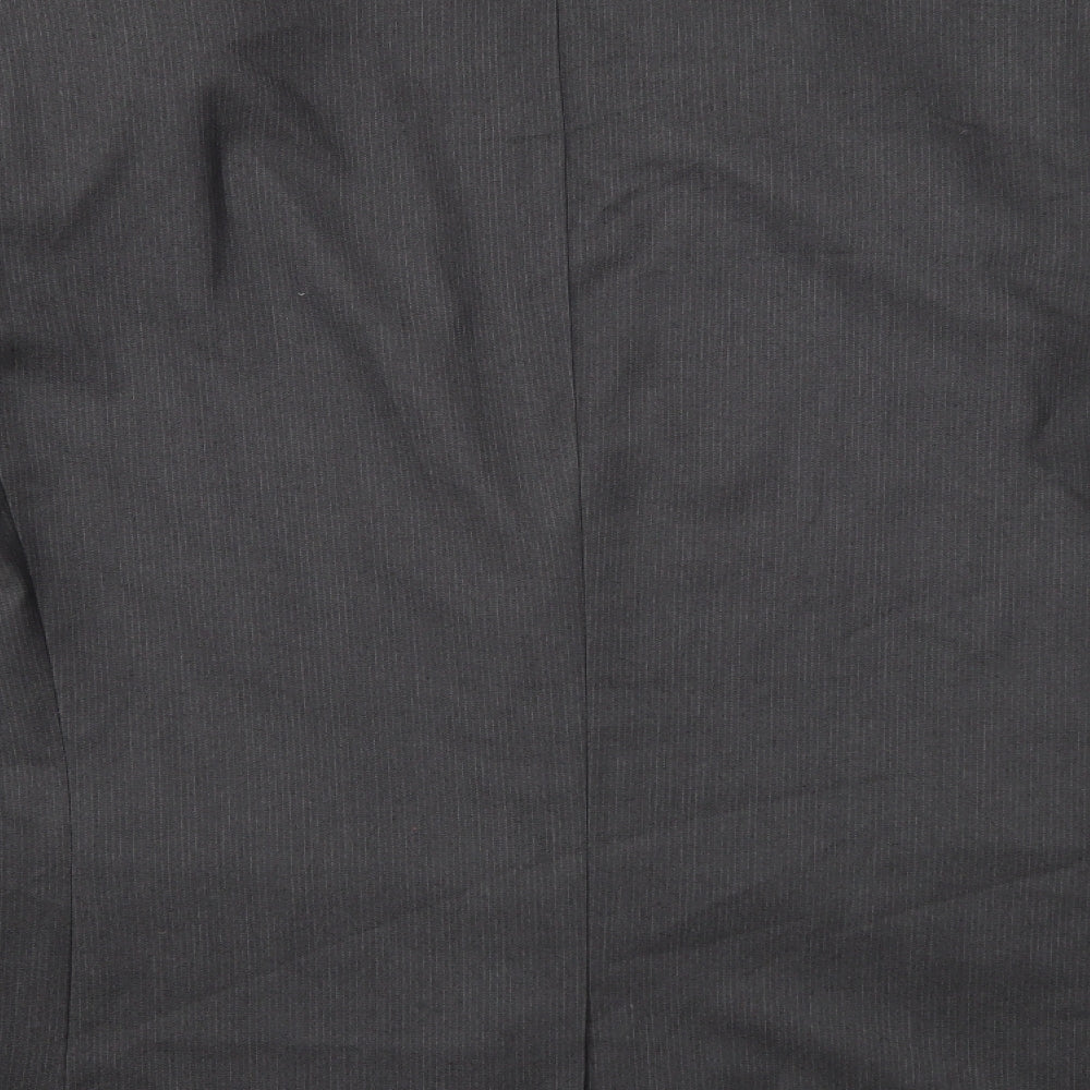 NEXT Mens Grey Striped Jacket Suit Jacket