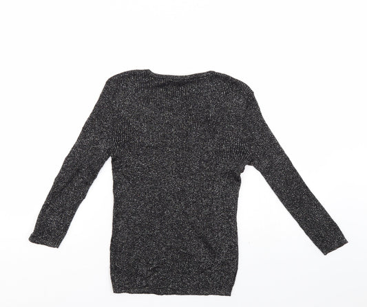 Cooperative Womens Black Pullover Jumper Size S