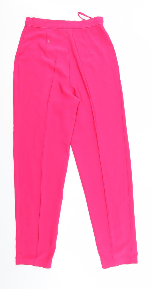 Pisani Womens Pink Trousers Size 6 L29 in