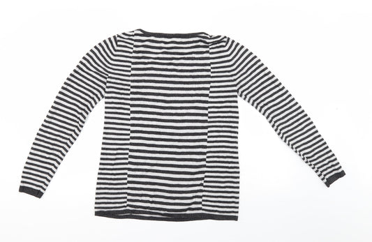 G.H. Bass & Co. Womens Multicoloured Striped Pullover Jumper Size M