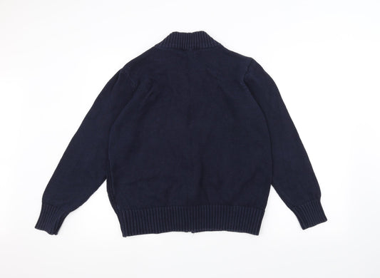 ISLE Womens Blue Knit Jacket Size L
