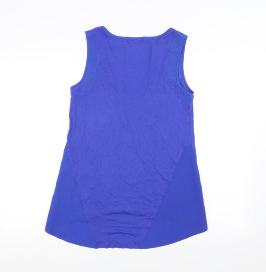 Oasis Womens Blue Basic Tank Size S