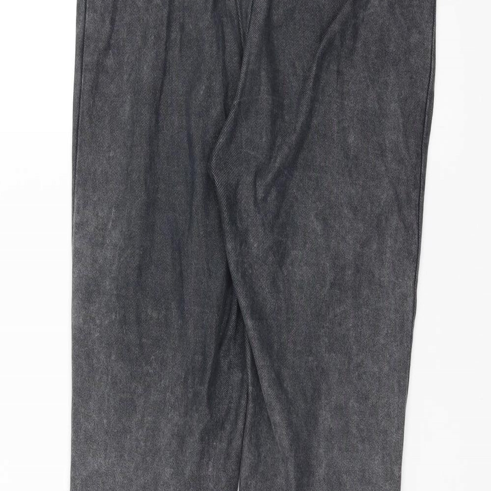 New Look Womens Black Trousers Size 12 L27 in