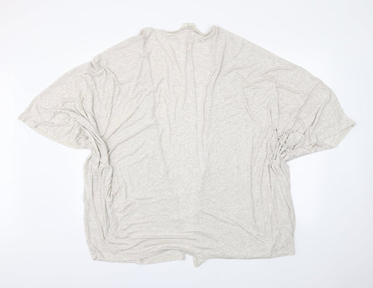 M&S Womens Ivory Wrap Jumper Size 18